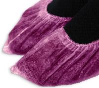 Бахилы носки одноразовые из нетканого материала, розовые фото